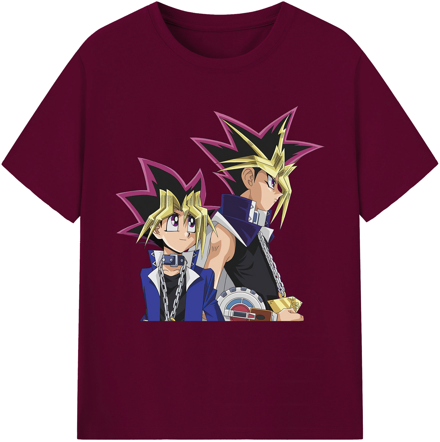 （画像用） 遊☆戯☆王 Yu-Gi-Oh! レディースカジュアルプリントTシャツ（綿100％）